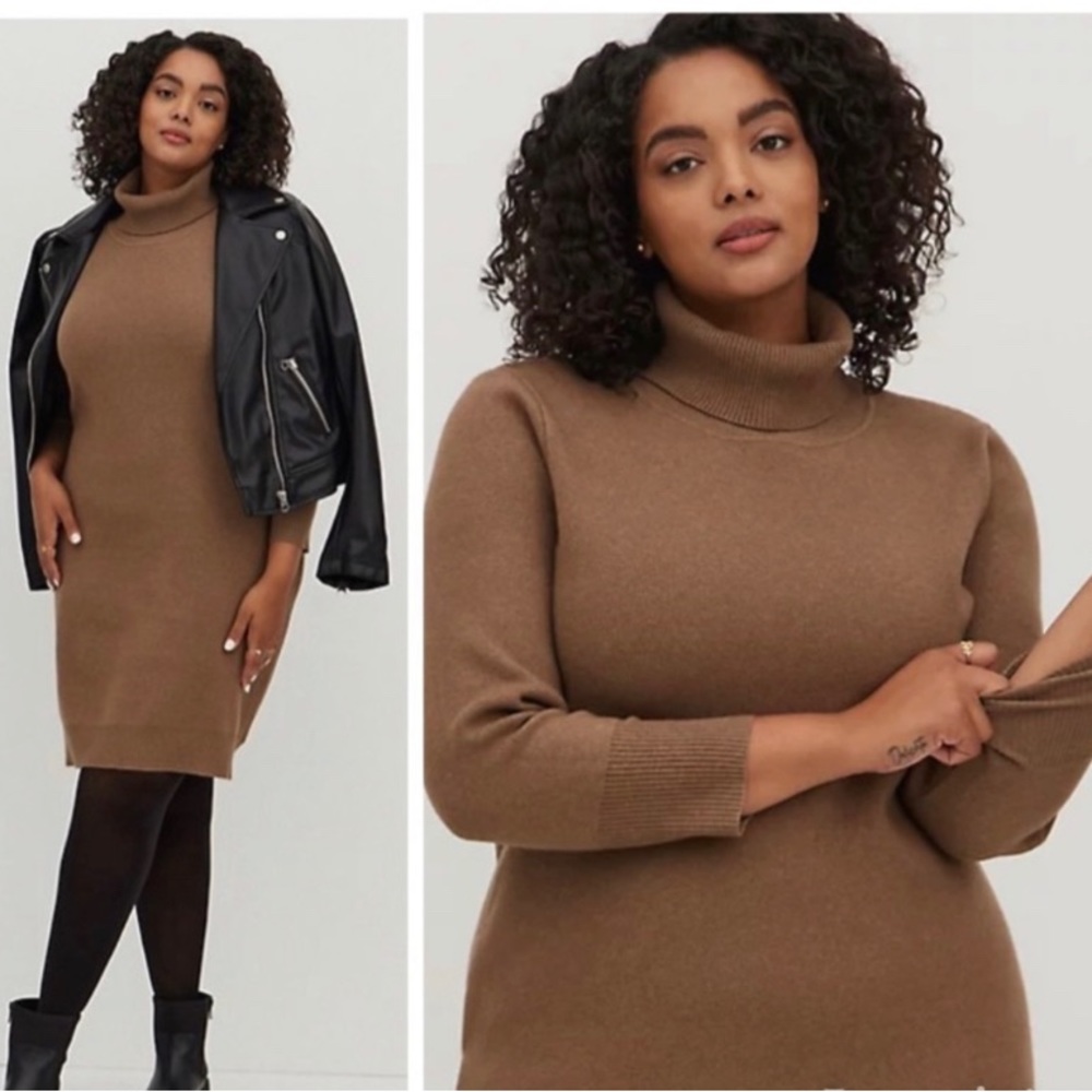 Torrid Turtle Neck Sweater Dress Size 2X